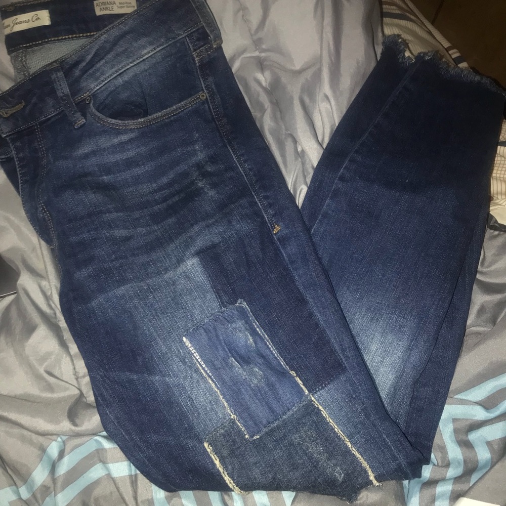 Mavi Adriana patchwork skinny jeans !